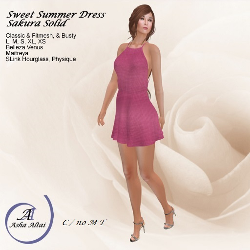 AA - Sweet Summer Dress - Sakura Solid