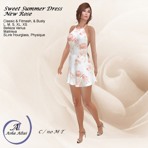 AA - Sweet Summer Dress - New Rose