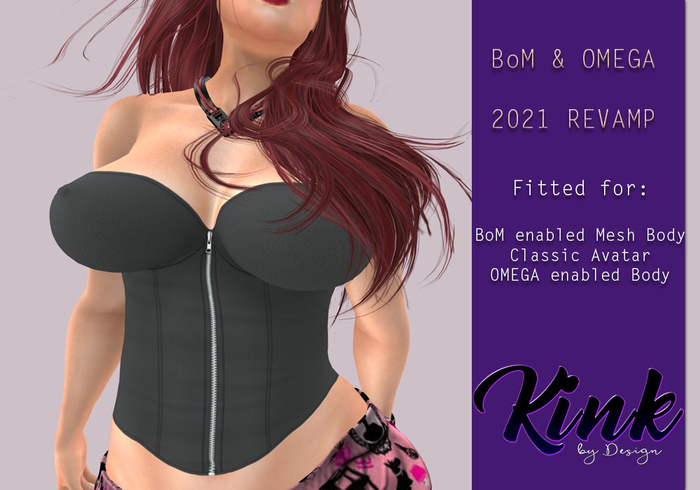 KbD Gray Zipper Corset 2019 - MP
