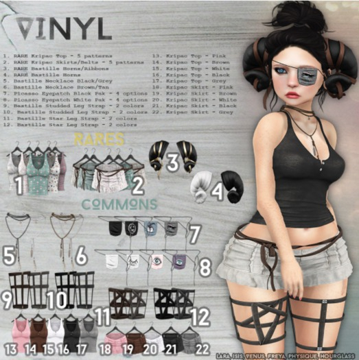 Vinyl - Kripac Skirt/Belt & Top Pak Maitreya RARE sold by Danie Gartner