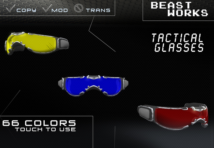 [Beast Works] Tactical Protective Glasses