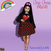 ((RBS)) Desi Dress (Red) - TweeneeDoo