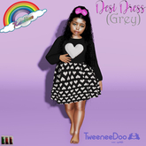 ((RBS)) Desi Dress (Grey) - TweeneeDoo 
