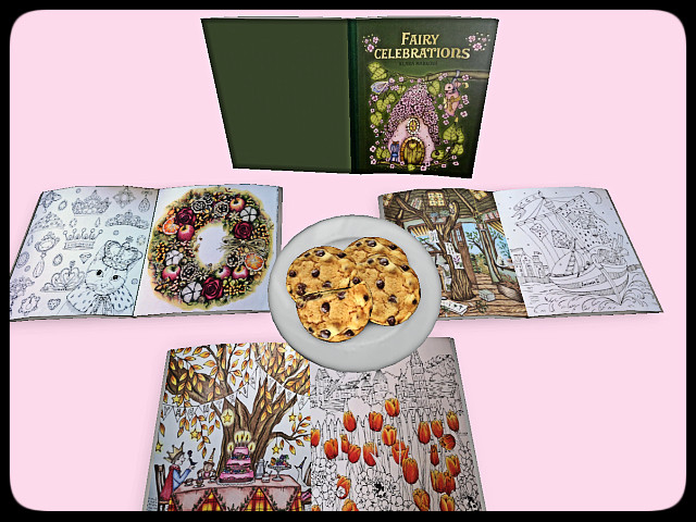[hp] coloring book set with cookie plate