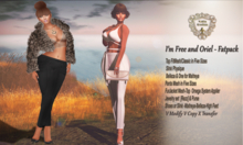 ND - Oriel & I'm Free Outfit Fatpack Mesh&Classic Bodies