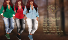 Nala Design - Lorea Outfit - Fatpack Mesh&Classic Bodies