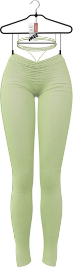 OSMIA - Riley.Pants with Laces - Lime