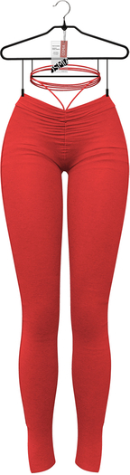 OSMIA - Riley.Pants with Laces - Red