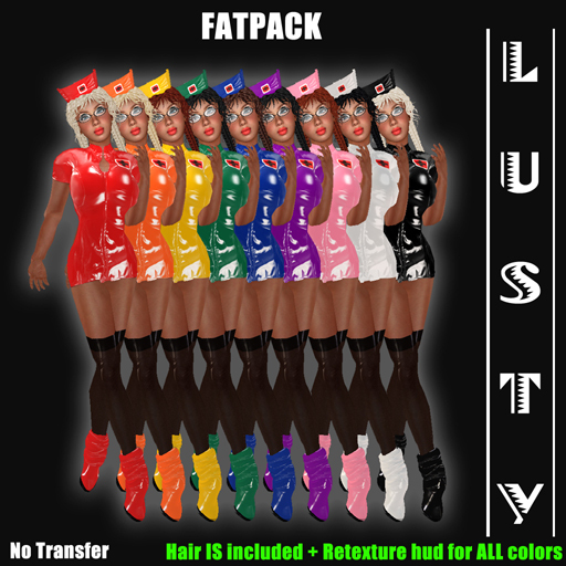 Holly Latex Nurse Fatpack