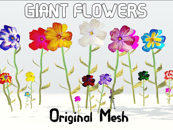 G&D  Giant Curly Fantasy Flowers No Trans