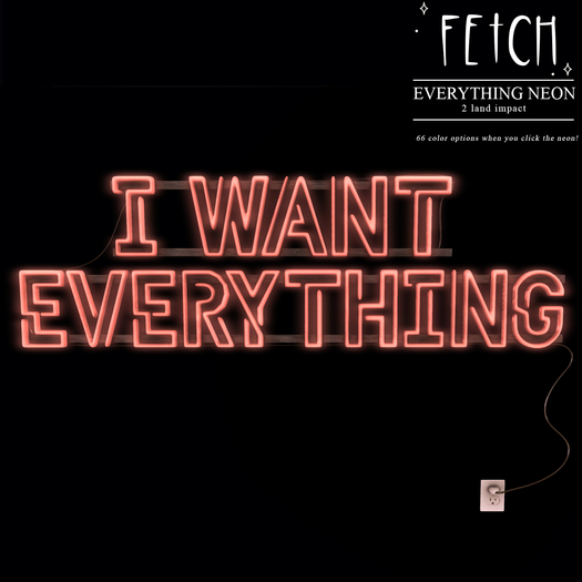 [Fetch] Everything Neon