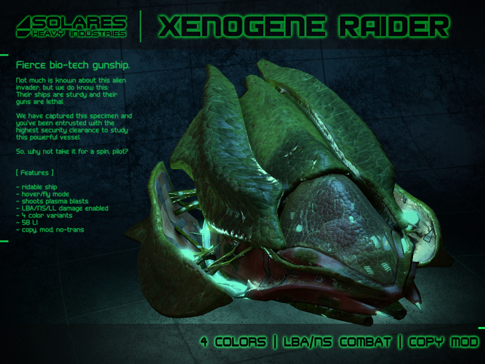 solares >> Xenogene Raider