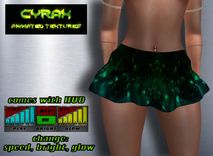 Skirt for Maitreya-Animated Texture-Model D1 T7