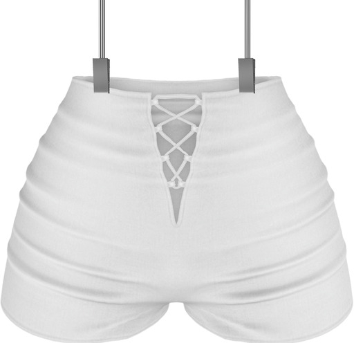 [GIULIADESIGN] -SUNSHINE-SHORT WHITE