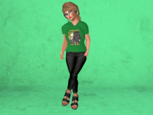 St.Patrick's-Vader-Ladies v-neck shirt