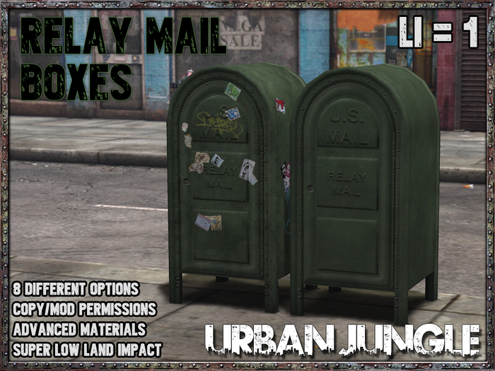 URBAN JUNGLE - RELAY MAIL BOXES