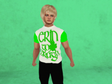 St.Patrick's-Erin Go Bragh-Men's Mesh Shirt