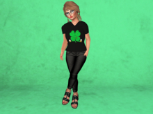 St.Patrick's-Brew-Ladies v-neck shirt