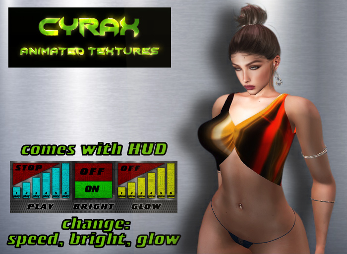 Top for Maitreya-Animated Texture-Model D2 T3