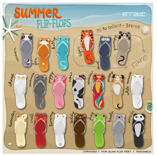 erratic / summer - flip-flops / sheep 
