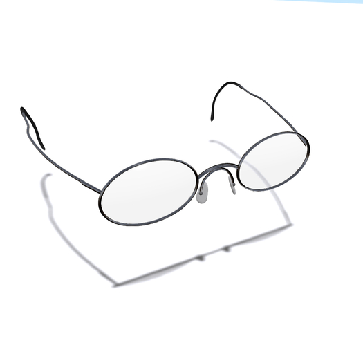 Simple Oval Glasses