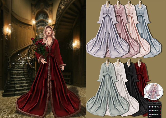 =Zenith=Jayleen Fur Dressing Gown (ALL) Maitreya / Legacy