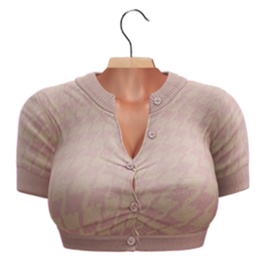 BUENO-Celine Top-Houndstooth