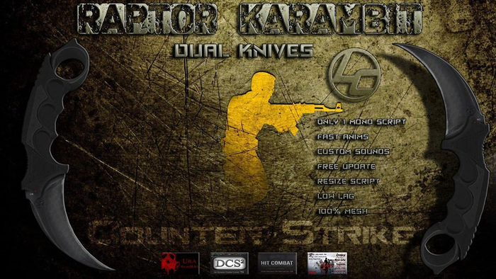 L.C ARMORY -  Raptor Karambit  *Dual Knives* - v1.1(BOXED)