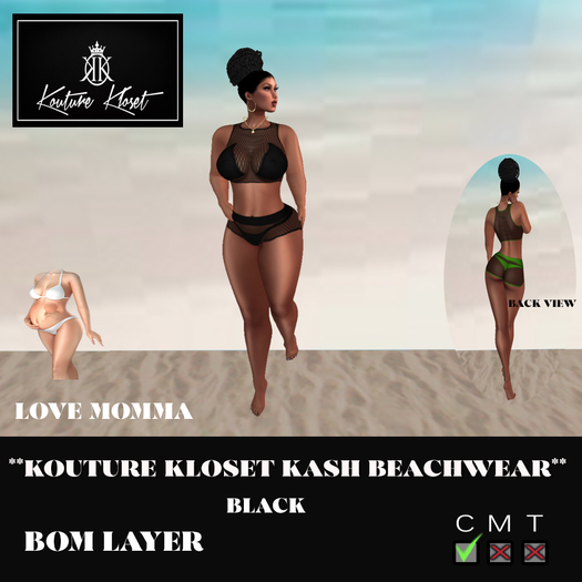 *KK KASH MOMMA BLACK (ADD TO UNPACK)