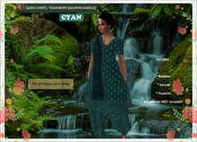 [Good Fairy] - Teardrops {Salwar Kameez} CYAN Maitreya