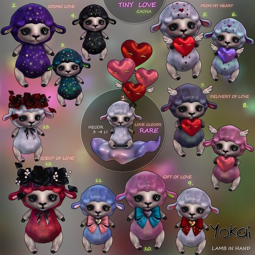 6. YOKAI - Tiny Love GACHA - From My Heart Lamb (ice)