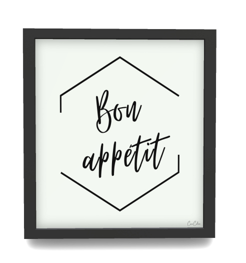 Coco Caline - Bon appetit (Black Frame)