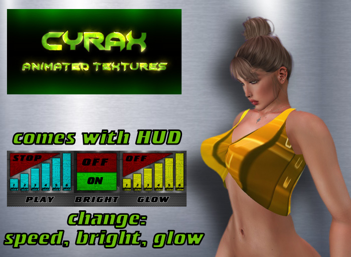 Top for Maitreya-Animated Texture-Model D2 T14