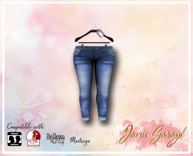 Skinny Jeans Lightest Blue Rips Box