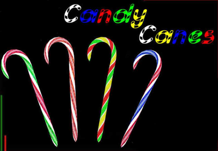 GUUCCI    candy canes