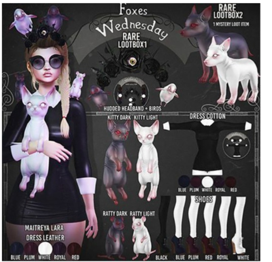 Foxes - Wednesday Lootbox 2 - Lootbox RARE