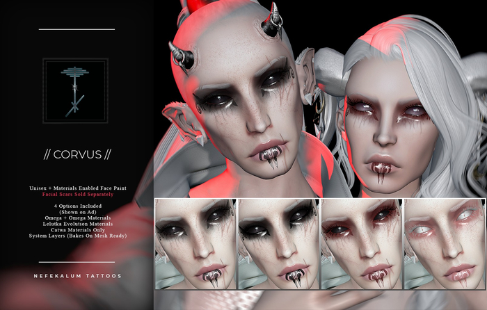 Nefekalum Tattoos - Corvus // Add