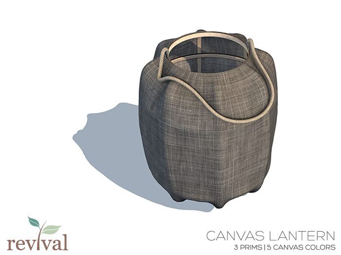 .:revival:. canvas lantern