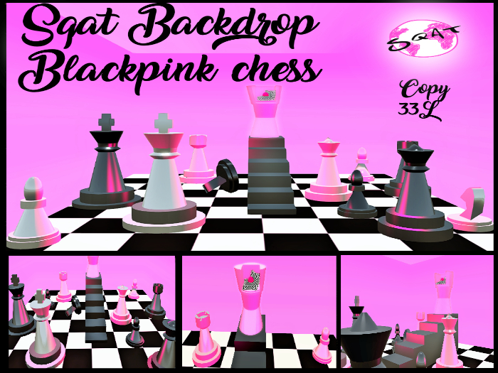 Sqat Backdrop Blackpink Chess