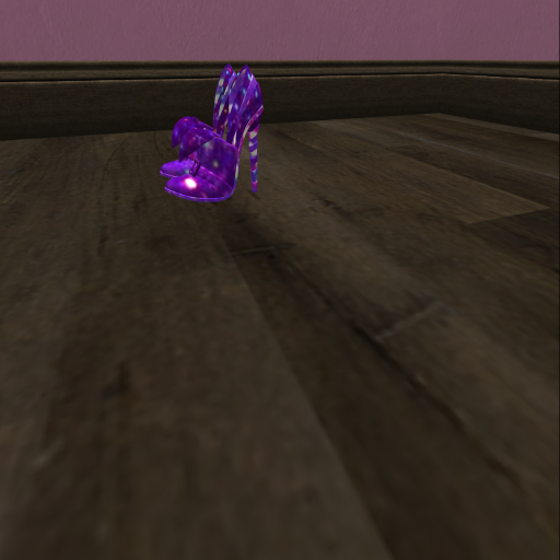 Witchy Woman Heel - Sparkly Purple