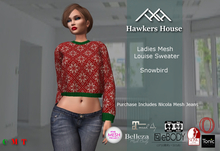 *HH* Ladies Mesh Louise Sweater Snowbird