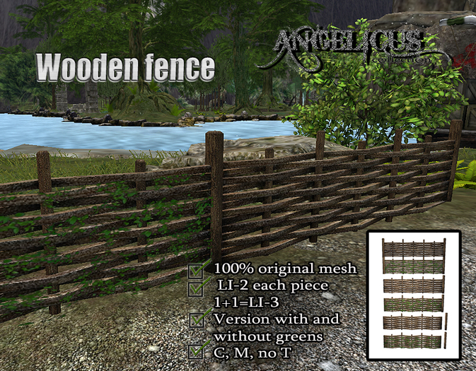 ::ANGELICUS:: wooden fence