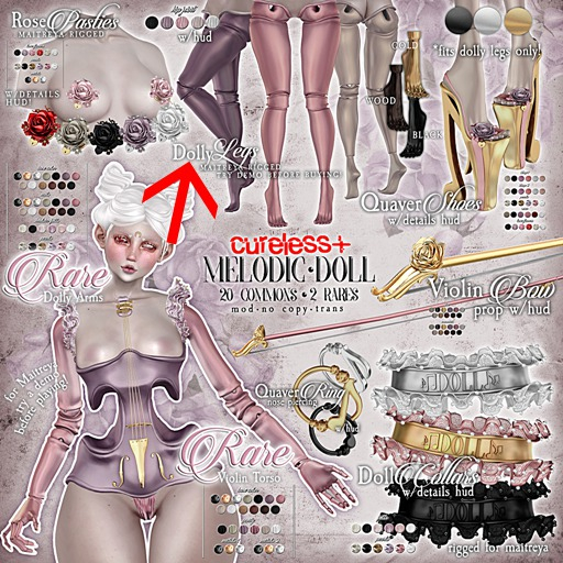 CURELESS[+] Melodic Doll / Quaver Piercing