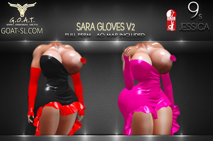 G.O.A.T. 9s JESSICA SARA GLOVES V2 FULL PERM