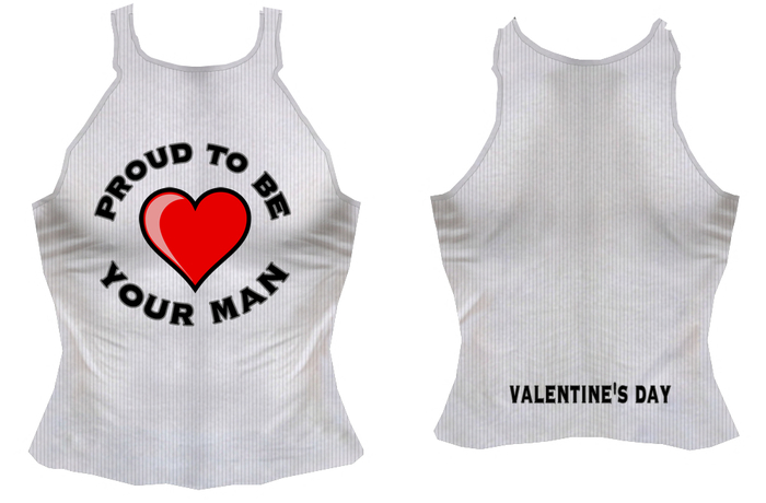 "Proud to be your man" Tank