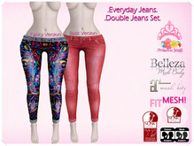 .Princess Stuff. [Skinny Everyday Jeans] *Rocking & Red Denim*