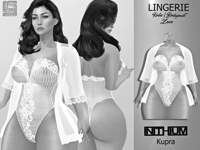 [LS] LINGERIE KUPRA LACE WHITE DEMO