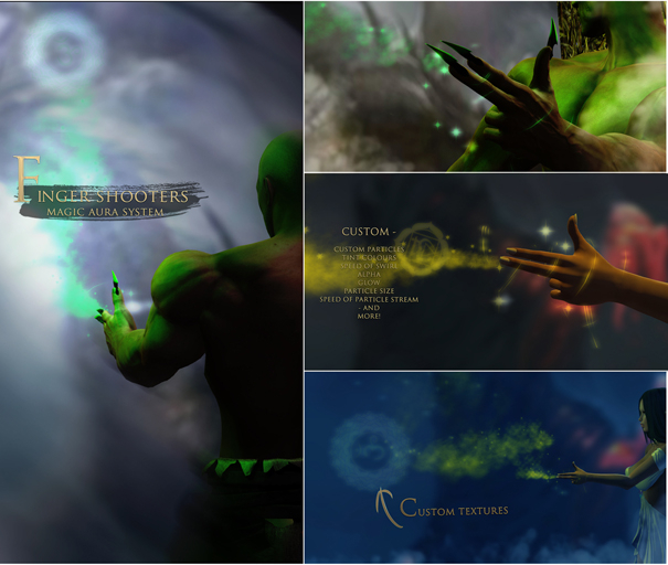 -Elemental- 'Finger Shooters' Aura System Hud