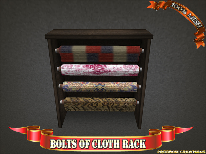 Bolts of cloth rack-Freedom creations