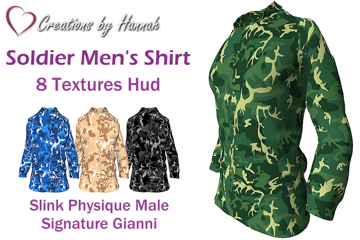 [CBH] Soldier Men's Shirt DEMO